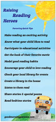 Raising Reading Hereos Incentive Card