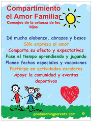 Showng Family Love Poster Spanish